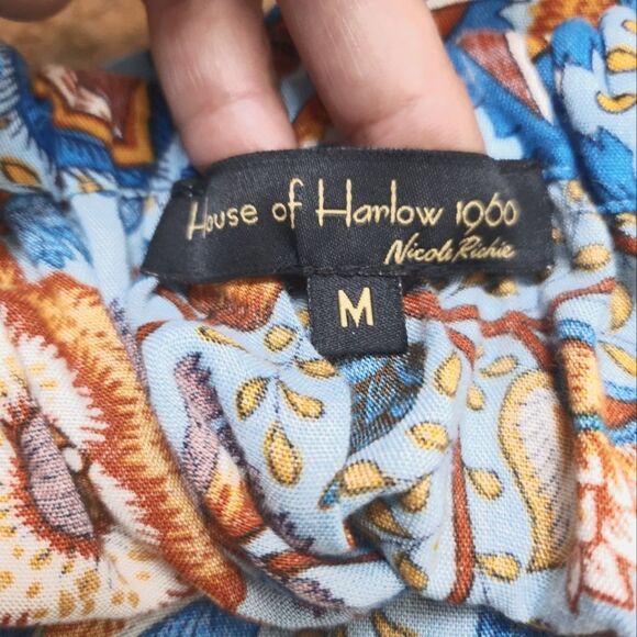 House Of Harlow 1960 Nicole Richie Floral Print Maxi Dress Size M - Picture 5 of 6